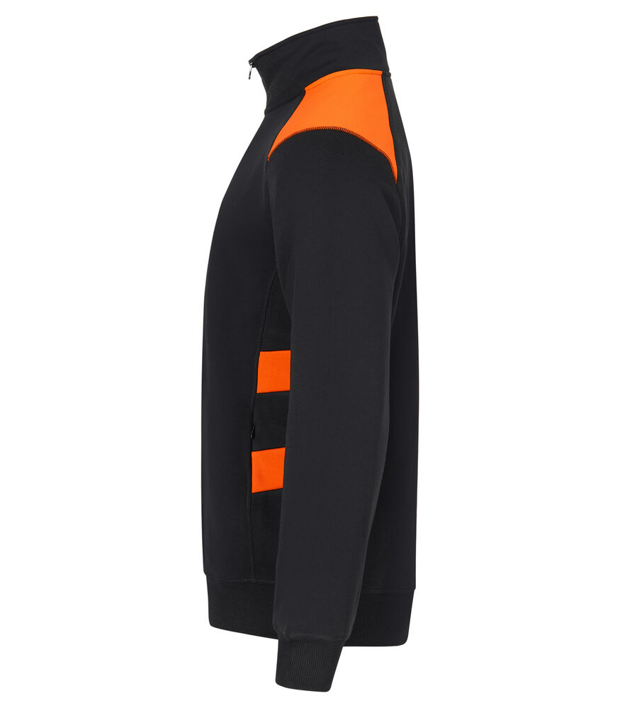 Clique - Ambition Half Zip Signaaloranje 3XL